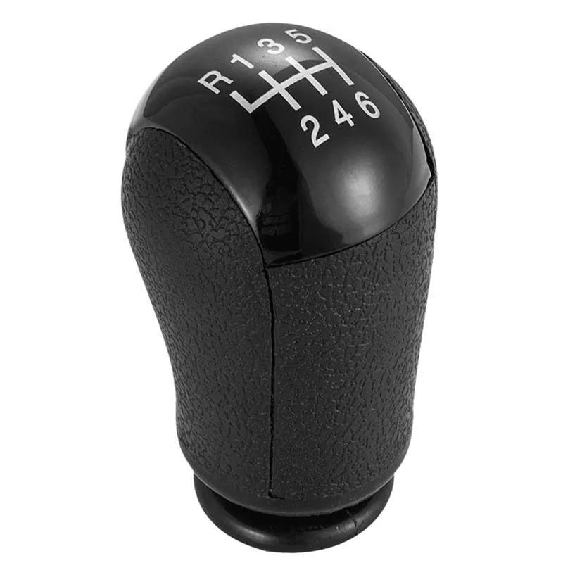 Manuell Schaltknauf 5/6 Gang Auto Schaltknauf Stick Head Hebelgriff Kompatibel Mit Ford Focus Mondeo Mustang Galaxy Fiesta Transit C-MAX Autozubehör(6 Speed) von SISAWUEU