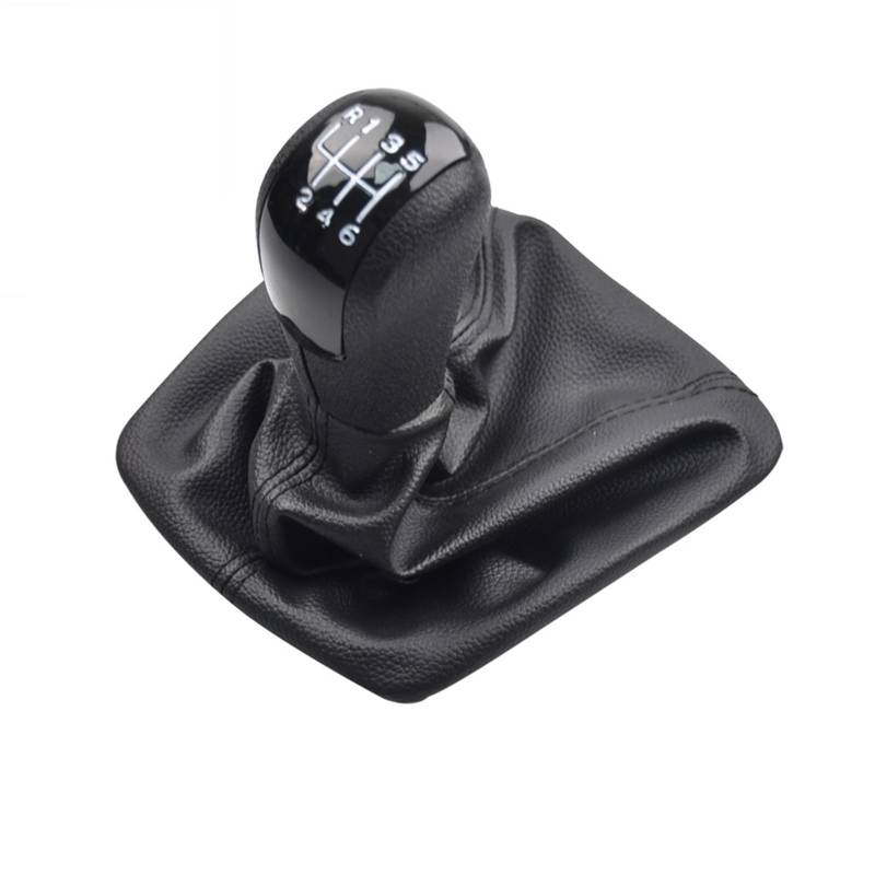 Manuell Schaltknauf 5 6 Gang Auto Schaltknauf Hebel Stick Griff Gamasche Kofferraum Abdeckung Fall Kompatibel Mit Skoda Octavia 2004 2005 2006 2007 2008-2012(6 Speed) von SISAWUEU