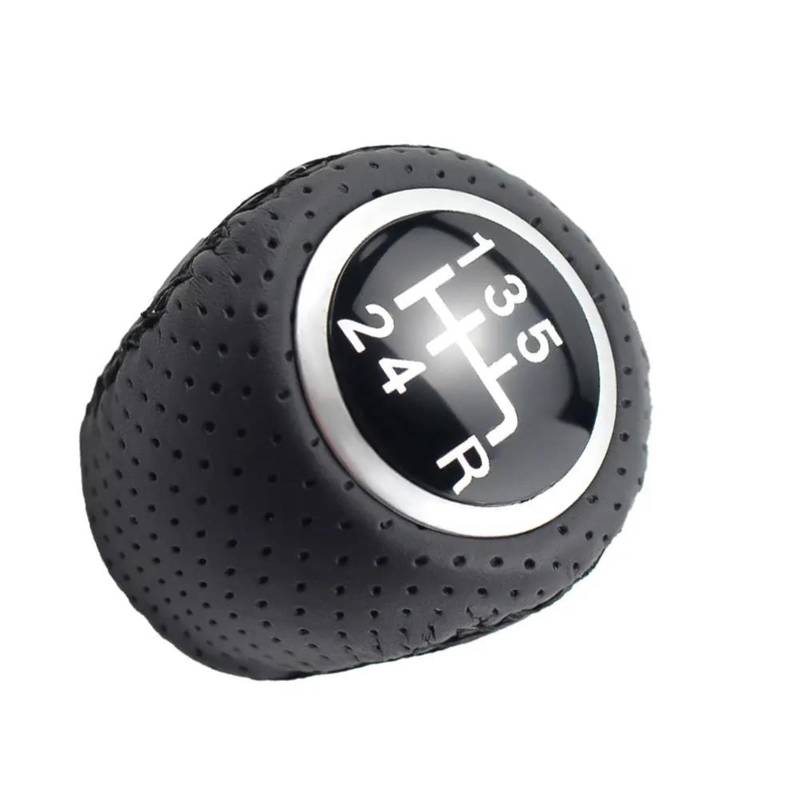 Manuell Schaltknauf 5 6 Gang Auto Schaltknauf Kompatibel Mit FIAT Grande Punto EVO 2012 Shfiter Hebel Handball Auto Styling Zubehör(5 Speed with Hole) von SISAWUEU