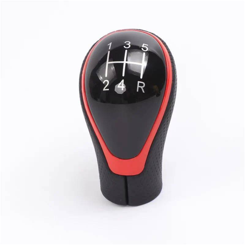 Manuell Schaltknauf 5 Geschwindigkeit Auto Schaltknauf Kopf Ball Gewinde Shifter Hebel Griff Für Great Wall Haval H1 M2 M4 C30 C20R 2013 2014 2015 2016 2017(Red) von SISAWUEU