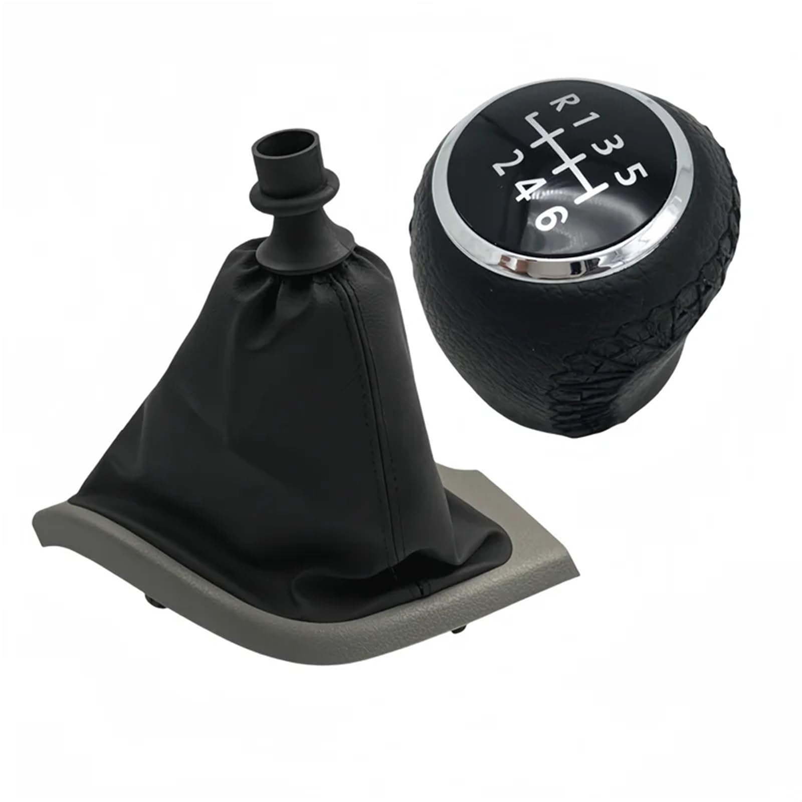 Manuell Schaltknauf Für Citroen Jumper Relais Für Peugeot Boxer Für FIAT Für Ducato 5 6 Gang Manuelle Shifter Boot Schaltknauf Kopf Hebel Auto Zubehör(B0394-K0105) von SISAWUEU