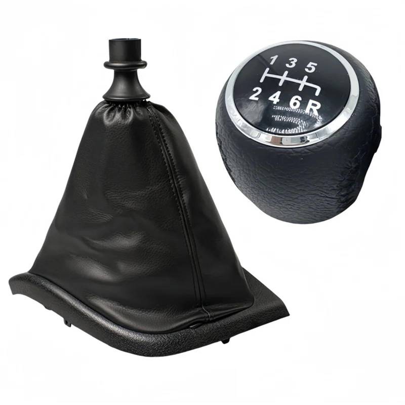 Manuell Schaltknauf Für Citroen Jumper Relais Für Peugeot Boxer Für FIAT Für Ducato 5 6 Gang Manuelle Shifter Boot Schaltknauf Kopf Hebel Auto Zubehör(B0556-K0663) von SISAWUEU