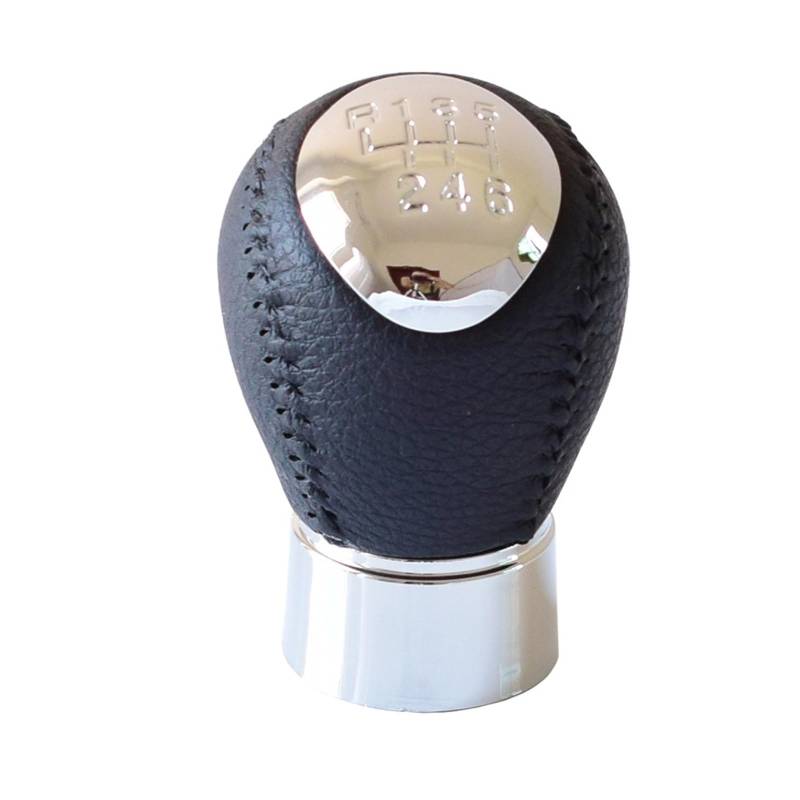 Manuell Schaltknauf Kompatibel Mit Mazda 6 2002 2004 2005 2006 2007 5/6 Gang Chrom Car MT Schaltknauf Hebel HeadBall Shifter Gamasche Manschette(6 Speed) von SISAWUEU