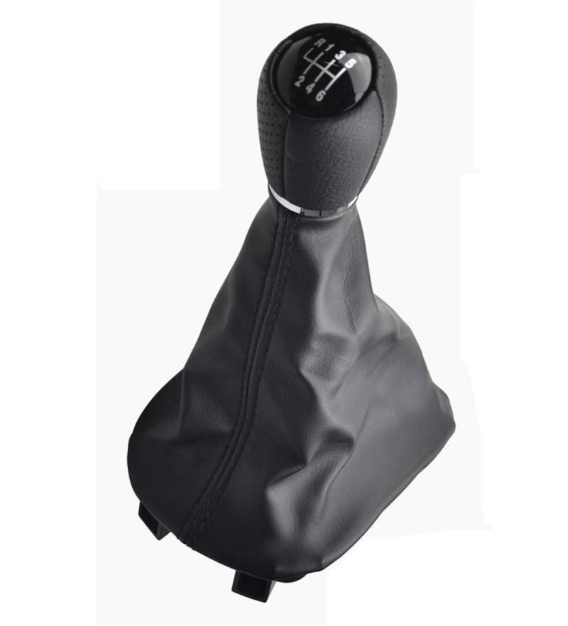 Manuell Schaltknauf Kompatibel Mit Seat Leon 1 MK1 Für Toledo II MK2 1998-2005 Schaltknauf Schalthebel Arm Stick Headball Gamasche Boot Abdeckung Fall Kragen(6 Speed) von SISAWUEU
