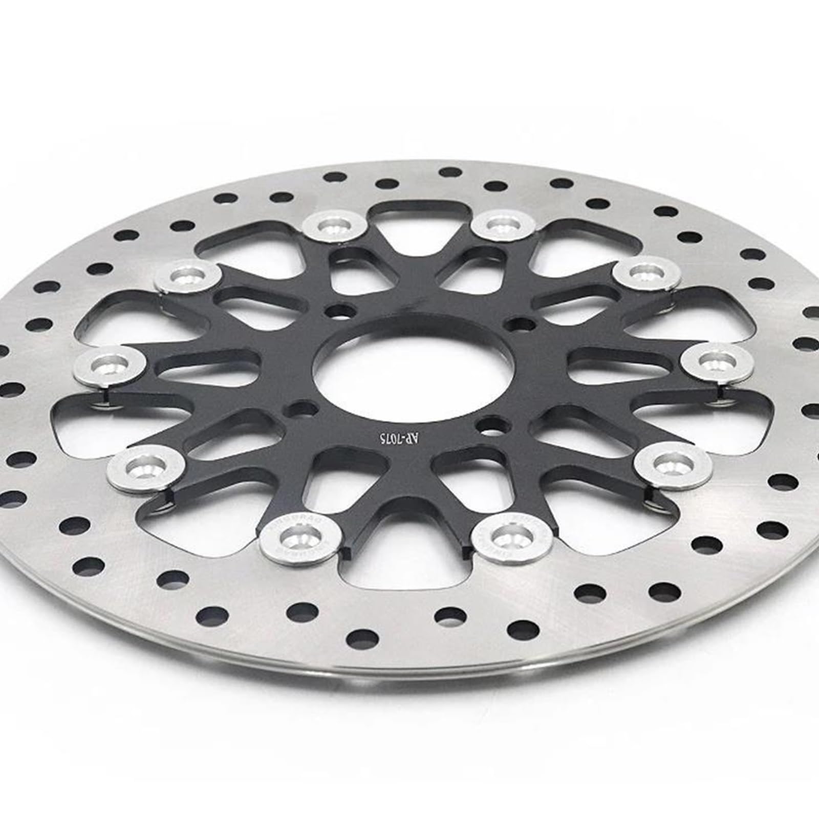 Motorrad Bremsscheiben FÜR Yamaha Motorrad Schwimmende Bremsscheibe Universal CNC 4 Löcher Sattel Bremsbeläge 267mm * 58mm Für Dirtbike Straße Roller BIK(Black) von SISAWUEU