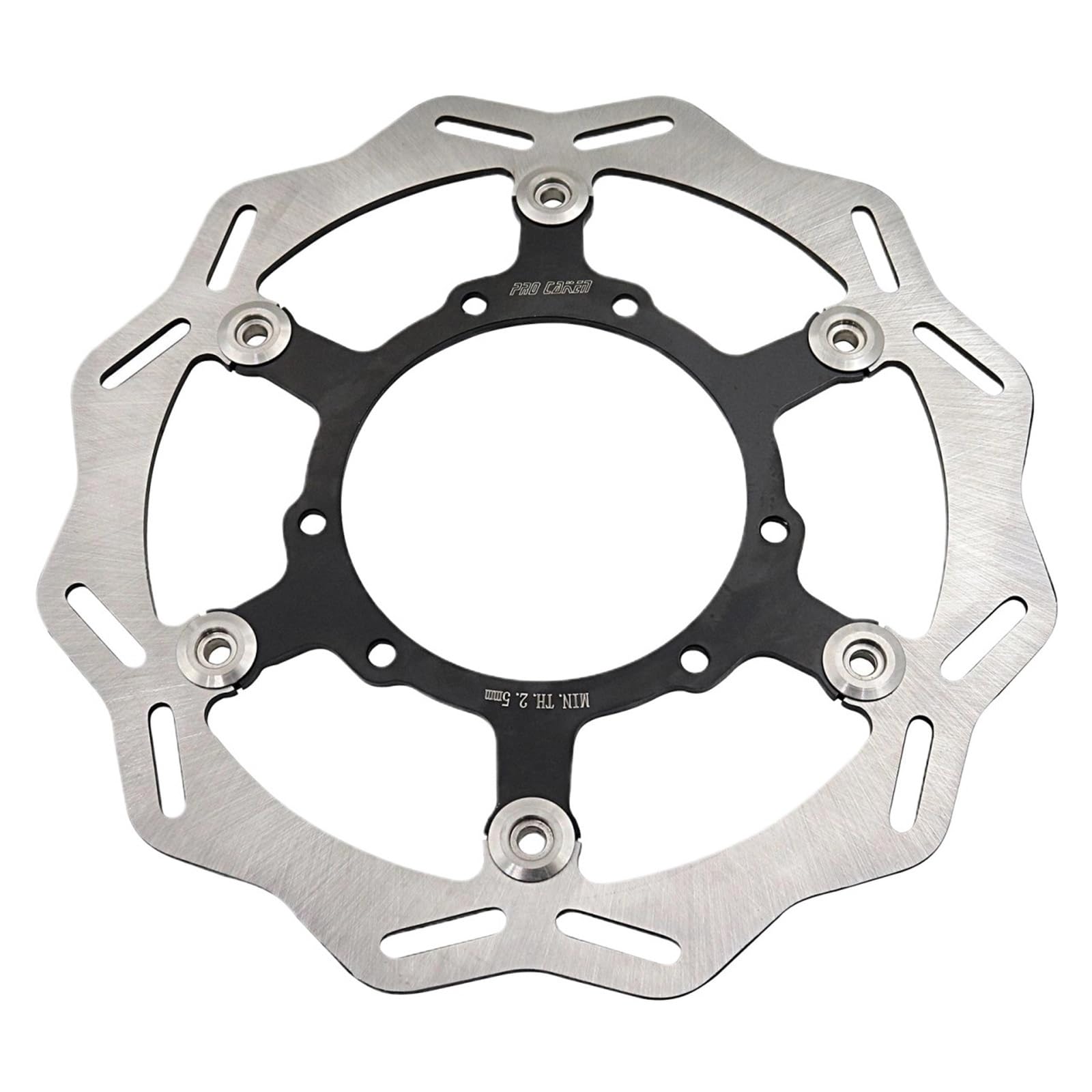 Motorrad Bremsscheiben Für CR 125 250 2002-2007 CRF250R CRF450R 2004-2022 250X 450X Motorrad 260mm 320mm Vorne Schwimmende Bremsscheibe Rotor Disk(H 260mm) von SISAWUEU