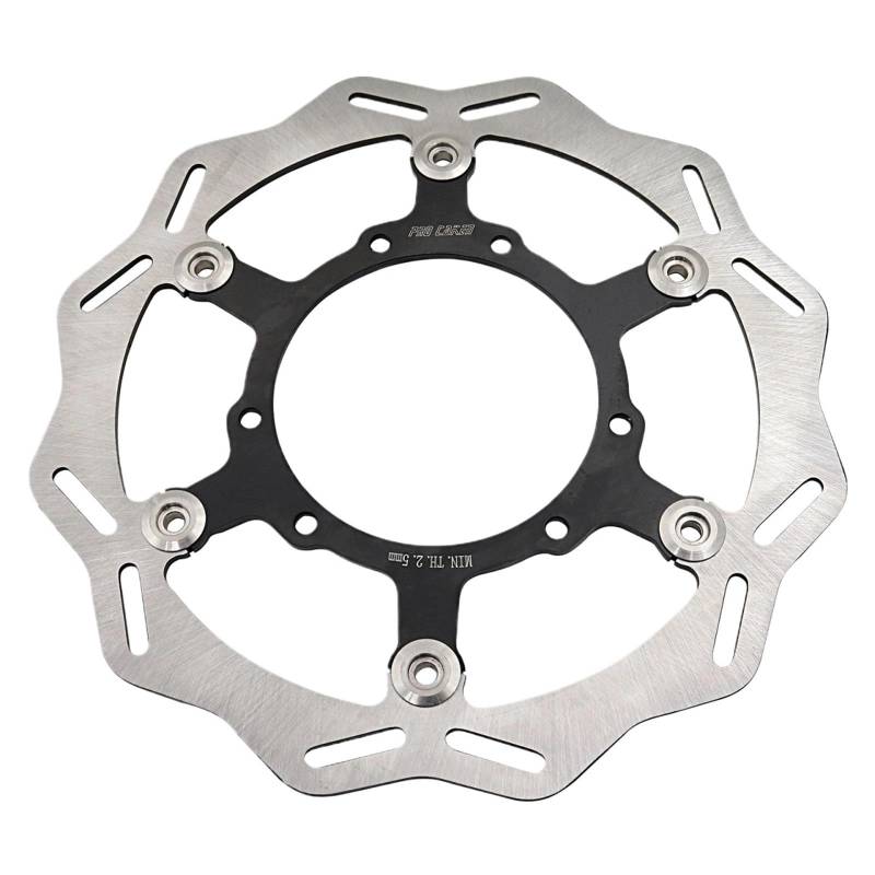 Motorrad Bremsscheiben Für CR 125 250 2002-2007 CRF250R CRF450R 2004-2022 250X 450X Motorrad 260mm 320mm Vorne Schwimmende Bremsscheibe Rotor Disk(H 260mm) von SISAWUEU