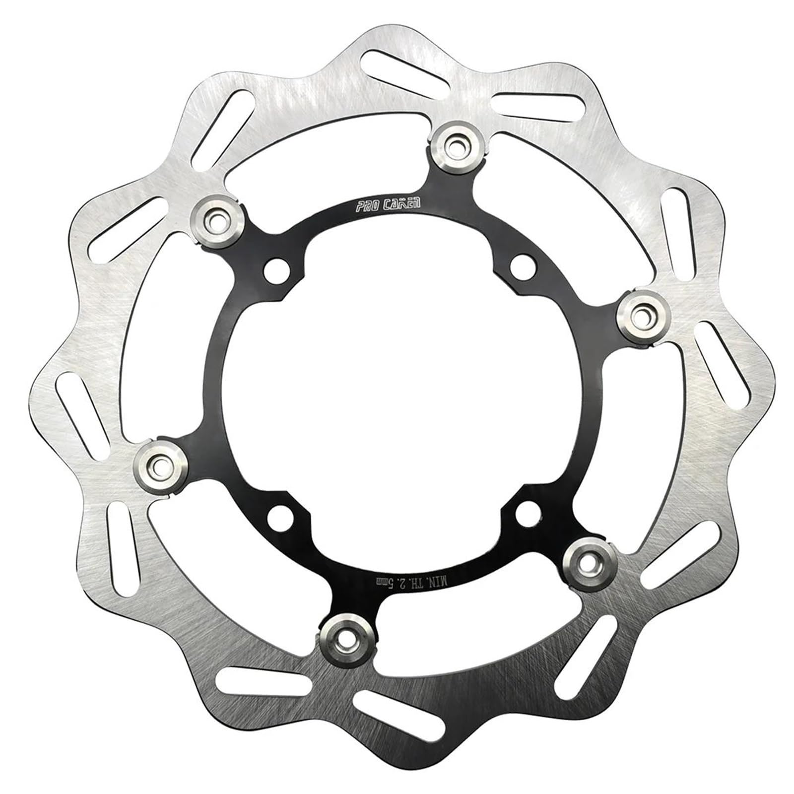 Motorrad Bremsscheiben Für KX125 KX250 KX250F KX450F KLX450R KX KLX 270/320mm Vorne Hinten Schwimm Bremsscheibe Rotor Motocross Motorcycl Teile(Front 270MM) von SISAWUEU