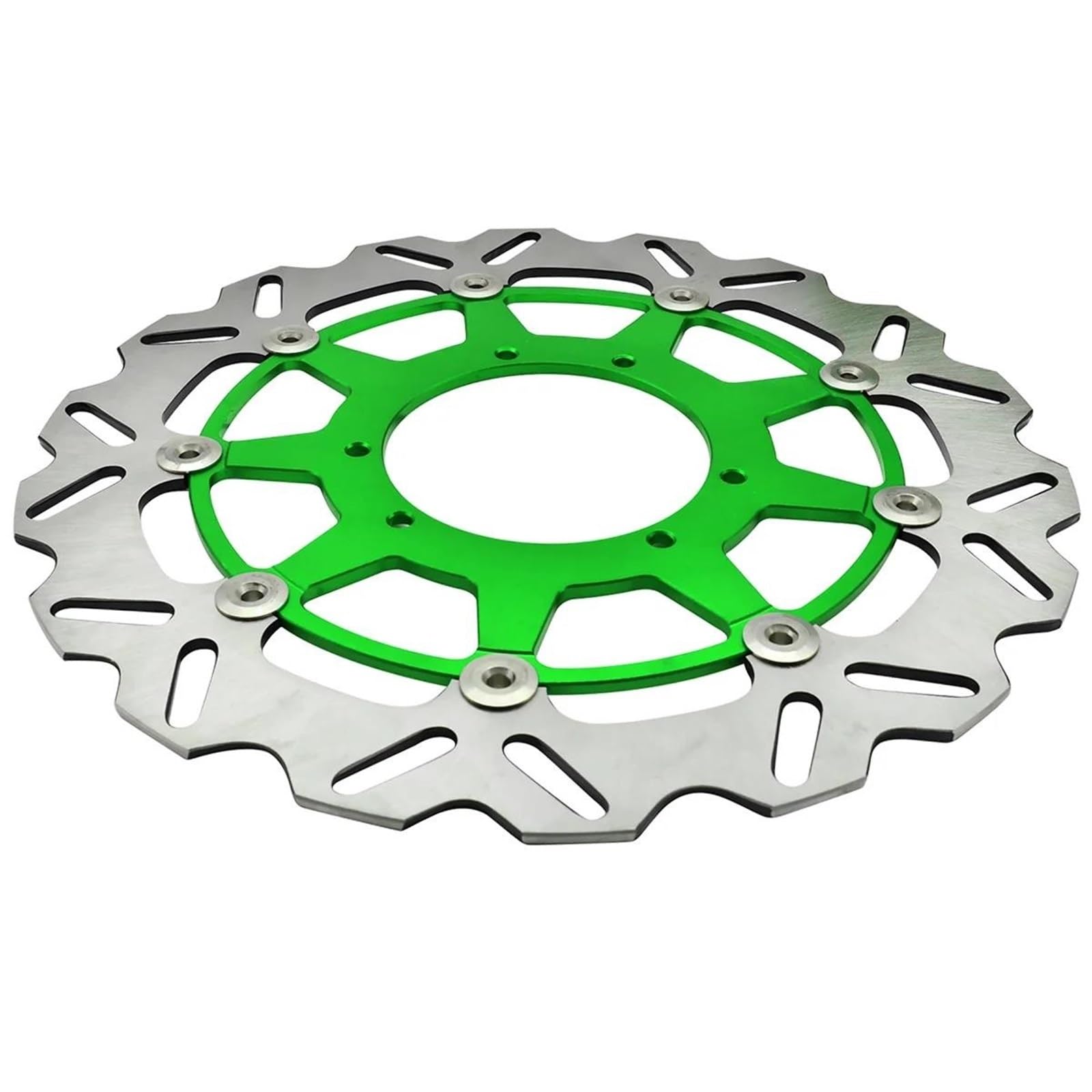 Motorrad Bremsscheiben Für KX125 KX250 KX250F KX450F KLX450R KX KLX 270/320mm Vorne Hinten Schwimm Bremsscheibe Rotor Motocross Motorcycl Teile(Front 320MM) von SISAWUEU