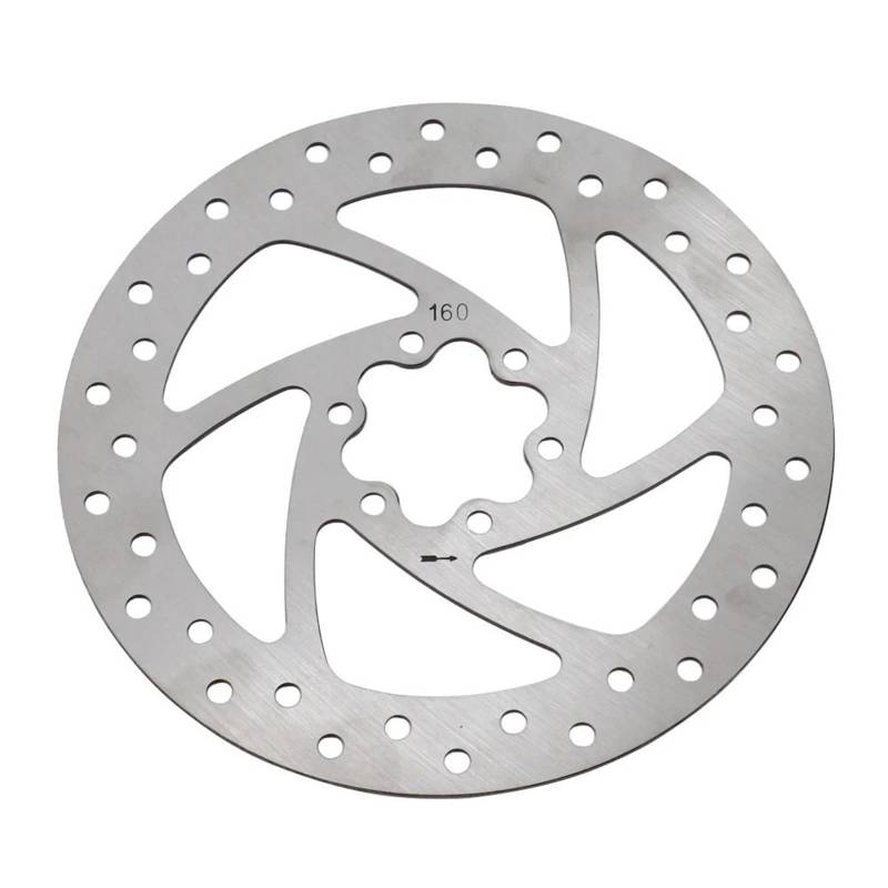 Motorrad Bremsscheiben Für MTB Outdoor Radfahren Scheibenbremse Stück Rotor 160mm Edelstahl Scheibenbremse Elektroroller Bremsbeläge Mit Schrauben von SISAWUEU