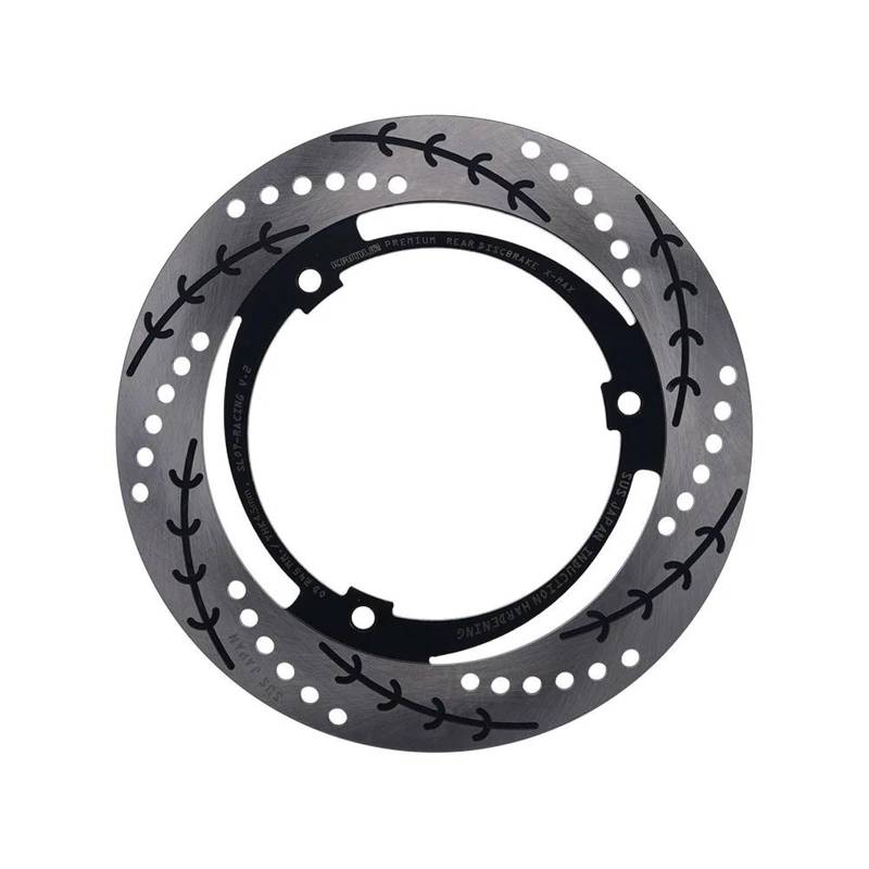 Motorrad Bremsscheiben Für Yamaha Für XMAX300 17-24 Änderungszubehör Ersetzen Radscheibenbremsscheibe Motorrad-Hinterradbremsscheibe Bremsbelag von SISAWUEU