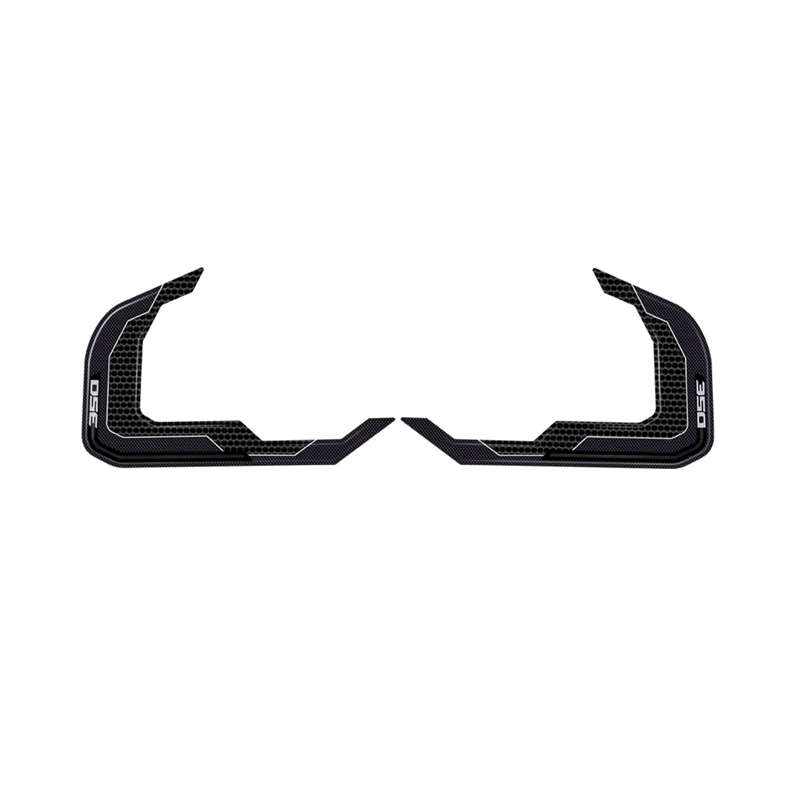 Motorrad Tankpad Für ADV350 ADV 350 2022 2023 Motorrad Harz Epoxy Aufkleber Schutz Kit Tank Pad Anti Scratch Aufkleber Nicht-Slip(Corner Protector) von SISAWUEU