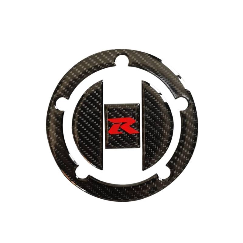 Motorrad Tankpad Für Suzuki GSX-R GSXR 1000 2007-2008 GSXR 750 600 2006-2017 Motorrad Aufkleber Tank Pad Abdeckung Gas Kappe Triple Clamp Carbon Aufkleber(Tank Cover Sticker) von SISAWUEU
