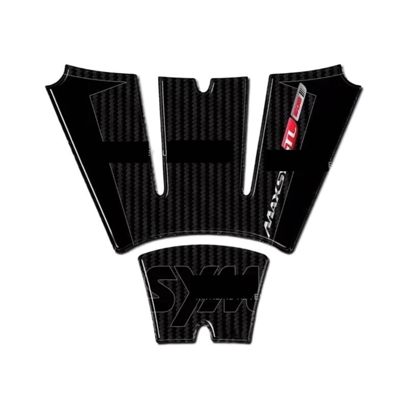 Motorrad Tankpad Für Sym Maxsym TL 508 Limited Edition Epoxidharz Motorrad Tank Pad Schutz Aufkleber dekorative Aufkleber Kit(C) von SISAWUEU