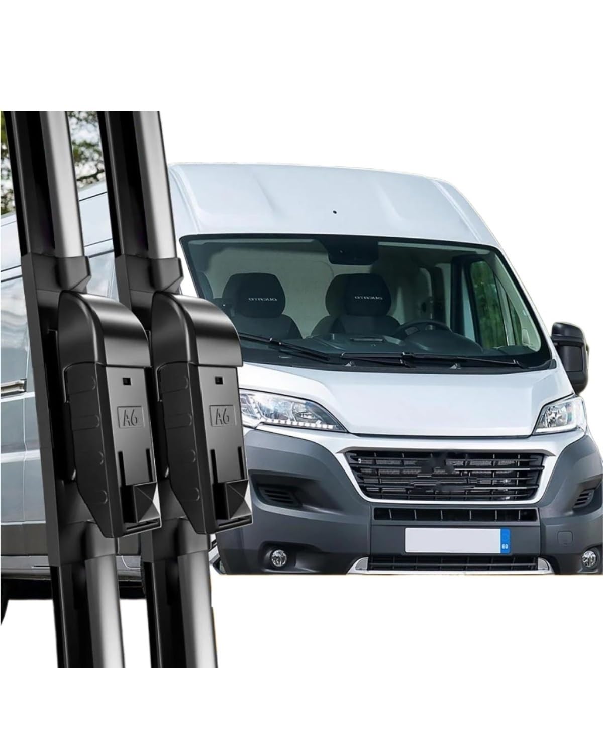 Wischerblätter Für Ducato III MK3 Für Peugeot Boxer Manager Relais Jumper Für Vauxhall Movano 2007-2023 Frontscheibenwischer Wischerblätter Für Ducato III MK3 Für Peugeot Boxer Manager Relais Jumper Für Vauxhall Movano 2007-2023 Frontscheibenwischer von SISAWUEU