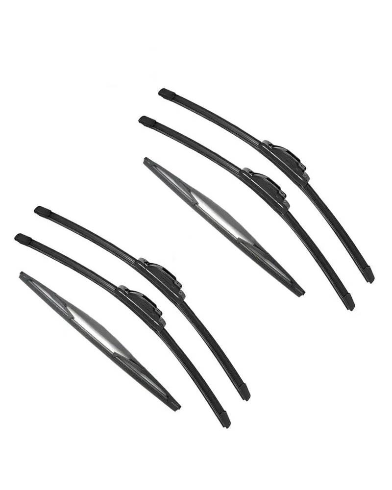 Wischerblätter Für Pilot MK3 2016 2017 2018 2019 Doppel Gummi Auto Wischer Front Scheibenwischer Gummi Auto Zubehör(6PCS) von SISAWUEU