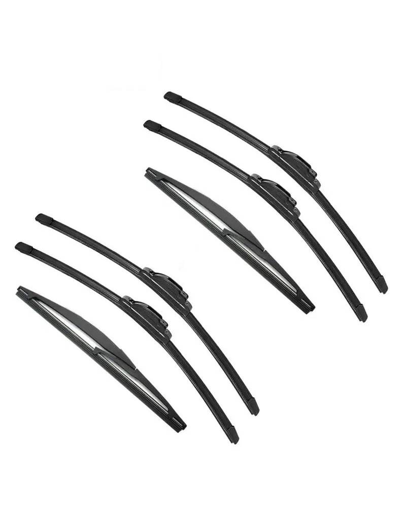 Wischerblätter Für Suzuki Für Swift MK2 2005 2006 2007 2008 2009 2010 2011 2012-2017 Doppel Gummi Auto Wischer scheibenwischer Gummi Auto Zubehör(4PCS) von SISAWUEU
