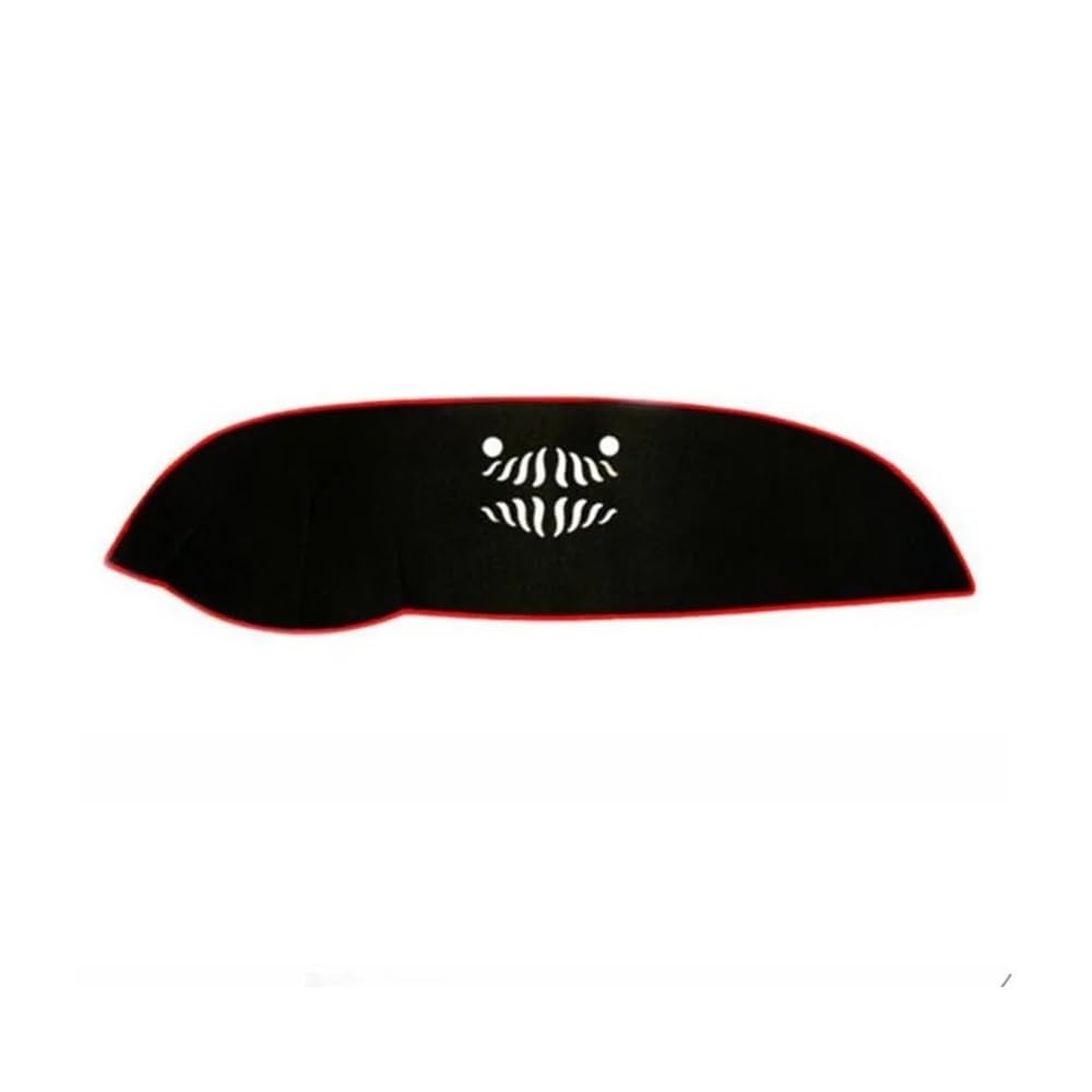 Auto Armaturenbretter Abdeckung Auto Armaturenbrett Abdeckung Dash Matte Pad Für Kia Für Sorento 3 Prime UM 2015 2016 2017 2018 2019 2020 Dashmat Sonnenschutz Teppich Auto(LHD,Black(Red Edge)) von SISIFEIER