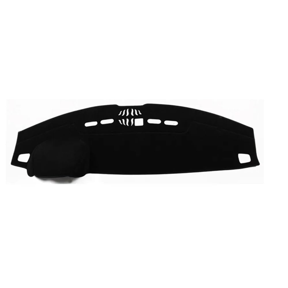 Auto Armaturenbretter Abdeckung Auto Armaturenbrett Abdeckung Matte Dashmat Sonnenschutz Teppich Für Land Rover Range Rover Sport L320 2006-2009 Für Discovery 3 4 2005-2016(LHD,Black(Black Edge)) von SISIFEIER