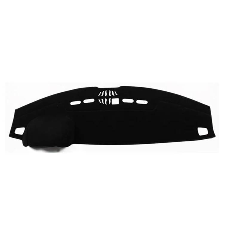 Auto Armaturenbretter Abdeckung Auto Armaturenbrett Abdeckung Matte Dashmat Sonnenschutz Teppich Für Land Rover Range Rover Sport L320 2006-2009 Für Discovery 3 4 2005-2016(LHD,Black(Black Edge)) von SISIFEIER