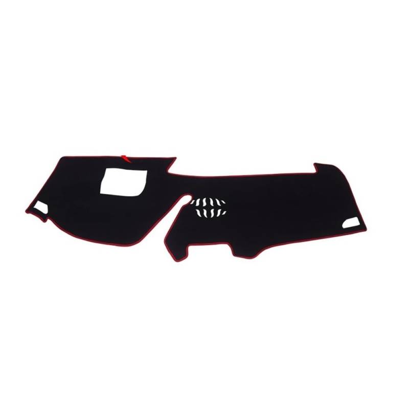 Auto Armaturenbretter Abdeckung Auto Armaturenbrett-Matte Armaturenbrett-Matte Rutschfeste Matte Sonnenschutzpolster Schutzverkleidungsteile Für Geely Für Okavango 2020 2021 2022 2023(Display red) von SISIFEIER