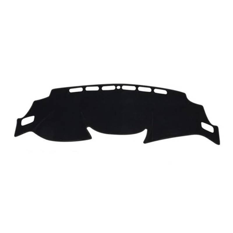 Auto Armaturenbretter Abdeckung Für N&issan Für Qashqai J11 2016 2017 2018 2019 2020 2021 Auto Dashmat Dashboard Abdeckung Matte Instrument Sonnenschutzdach Teppich Teppich(LHD,Black(Black Edge)) von SISIFEIER