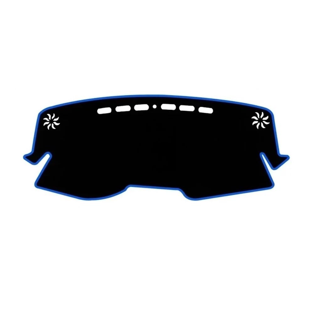 Auto Armaturenbretter Abdeckung Für Toy&ota Für C-HR 2016 2017 2018 2019 2020 2021 2022 2023 Auto Armaturenbrettabdeckung Armaturenbrettmatte Sonnenschutz Rutschfeste Unterlage(A LHD Blue Side) von SISIFEIER