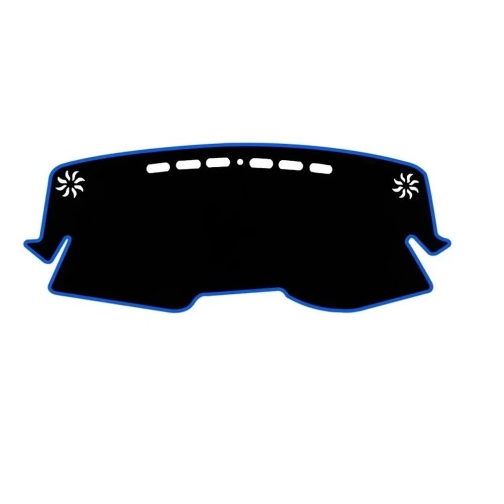 Auto Armaturenbretter Abdeckung Für Toy&ota Für C-HR 2016 2017 2018 2019 2020 2021 2022 2023 Auto Armaturenbrettabdeckung Armaturenbrettmatte Sonnenschutz Rutschfeste Unterlage(A RHD Blue Side) von SISIFEIER