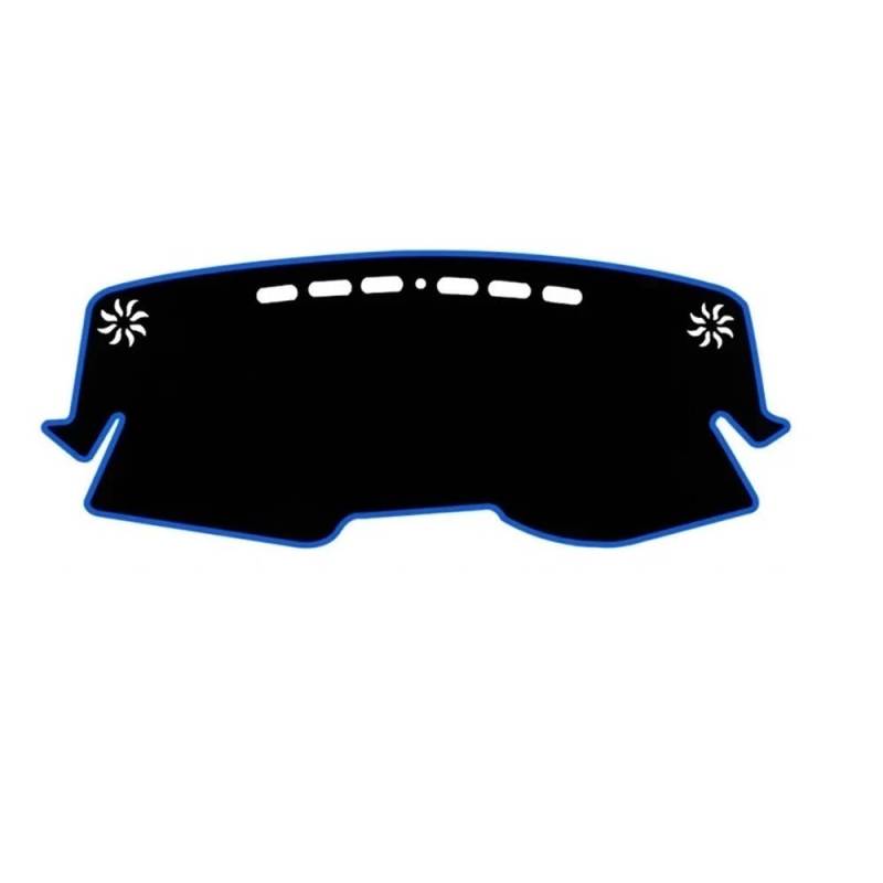 Auto Armaturenbretter Abdeckung Für Toy&ota Für C-HR 2016 2017 2018 2019 2020 2021 2022 2023 Auto Armaturenbrettabdeckung Armaturenbrettmatte Sonnenschutz Rutschfeste Unterlage(A RHD Blue Side) von SISIFEIER