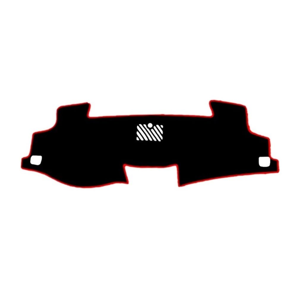 Auto Armaturenbretter Abdeckung Für Toy&ota Für Camry Für XV50 2012 2013 2014 2015 2016 2017 Auto Styling Dashboard Abdeckung Matte Dash Sonnenschutzdach Instrument Teppich(RHD,Black(Red Edge)) von SISIFEIER