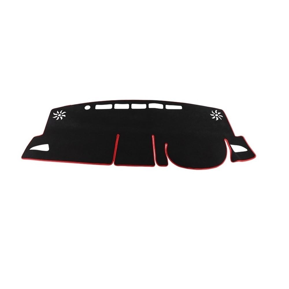 Auto Armaturenbretter Abdeckung Für Toy&ota Für Coro┐lla Cross XG10 2021 2022 2023 2024 Hybridauto-Armaturenbrettabdeckung Armaturenbrettmatte Sonnenschutz Rutschfeste Unterlage(A Red Side RHD) von SISIFEIER
