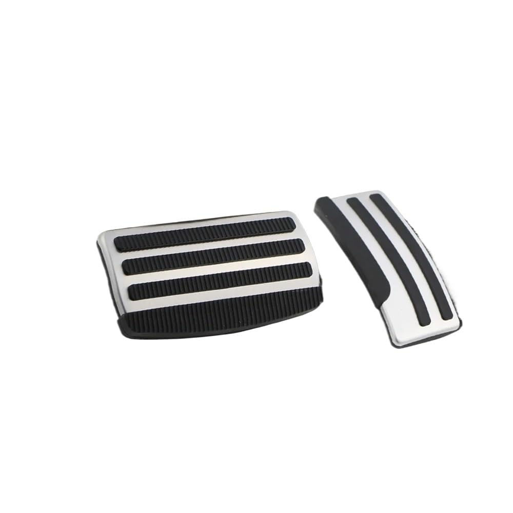 Pedale Abdeckung AT MT Auto-Pedalabdeckung Gaspedal Bremse Kupplung Pedalabdeckung Bilpedal-Pad Für N&issan Für Navara NP300 2007–2021(AT 2PCS) von SISIFEIER