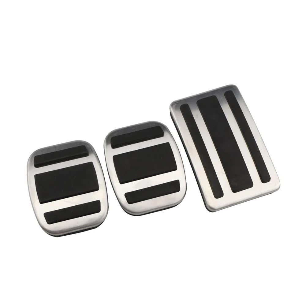 Pedale Abdeckung Bremsgas-Fußpedal Hochwertiges Gaspedal Kein Bohren Legierung, Innenteil Zubehör Rutschfest Für Peuge&ot 308 308S II T9 2013–2021(3 PCS) von SISIFEIER