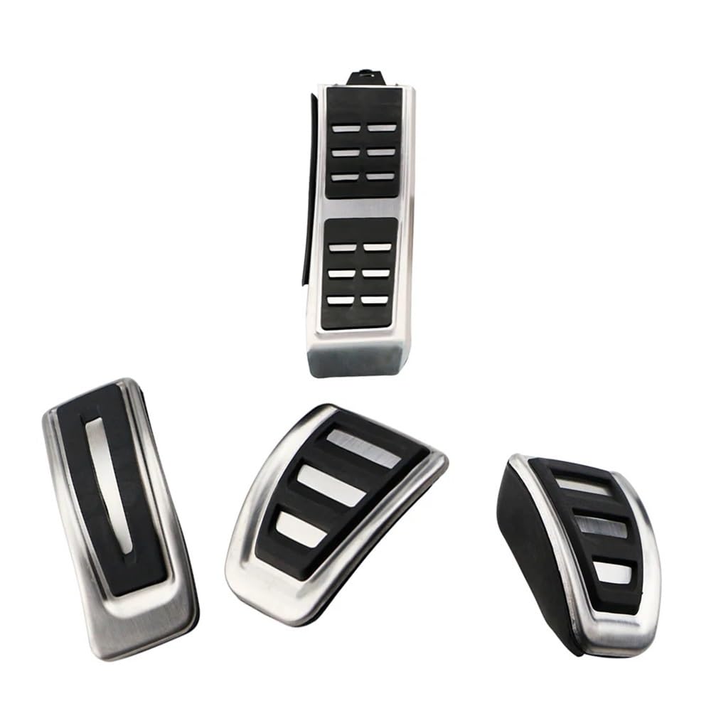 Pedale Abdeckung Für A1 Für A4 Für Q5 Für A6 C6 C7 C8 8X GB B6 B7 B8 8R 80A Auto Pedale Auto Bremse Kupplung Pedal Nicht Slip Abdeckung Fuß Pedal Pad(4PCS) von SISIFEIER