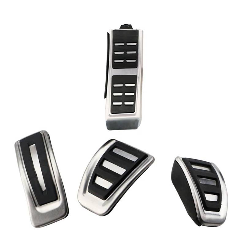 Pedale Abdeckung Für A1 Für A4 Für Q5 Für A6 C6 C7 C8 8X GB B6 B7 B8 8R 80A Auto Pedale Auto Bremse Kupplung Pedal Nicht Slip Abdeckung Fuß Pedal Pad(4PCS) von SISIFEIER