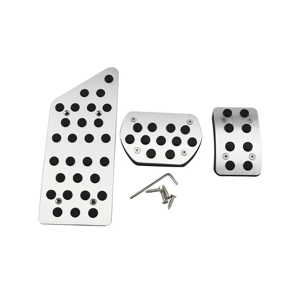 Pedale Abdeckung Für Citroen Für C5 2013-2019 Auto Pedale AT MT Bremse Gas Kupplung Kraftstoff Gaspedal Pad Abdeckung LHD(AT With Rest) von SISIFEIER