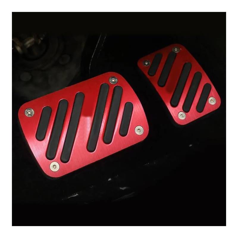 Pedale Abdeckung Für Citroen Für C5 Für Aircross Für Picasso 2013-2021 AT Auto Pedale Schutz Auto Teile Brems Gas Pedal Pad Schutz Abdeckung(Red) von SISIFEIER