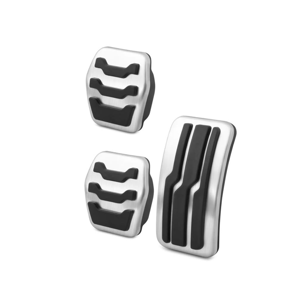 Pedale Abdeckung Für For&d Für Escape Kug&a 2020 2021 2022 Kein Bohren Fuß Pedal Pads Auto Bremse Kupplung Pedal Set Metall Pads Deckt Auto Zubehör(3 PCS) von SISIFEIER