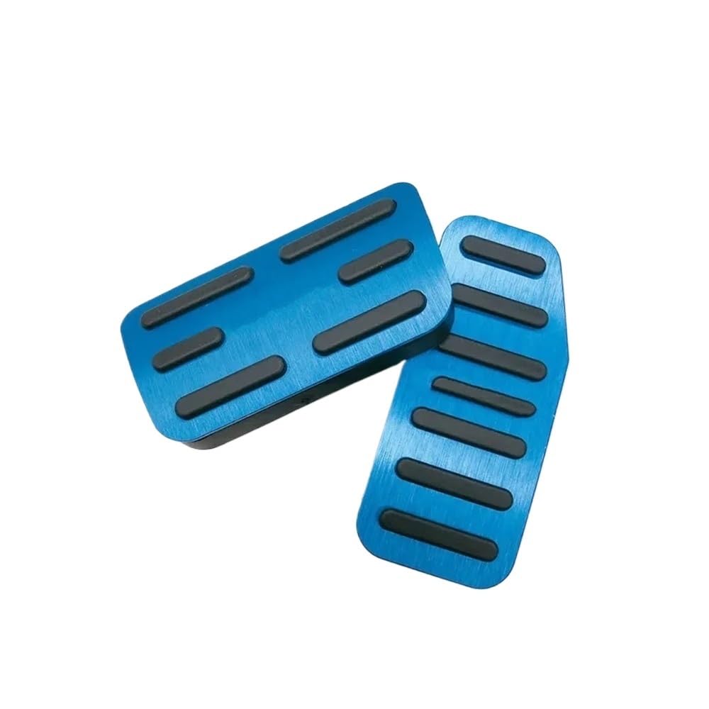 Pedale Abdeckung Für Hon┐da Für HR-V Vezel HRV RU1 5 2016-2023 Auto Brems Fuß Pedale Kraftstoff Gaspedal Edelstahl Abdeckungen Innen Zubehör(Blue 2 PCS) von SISIFEIER