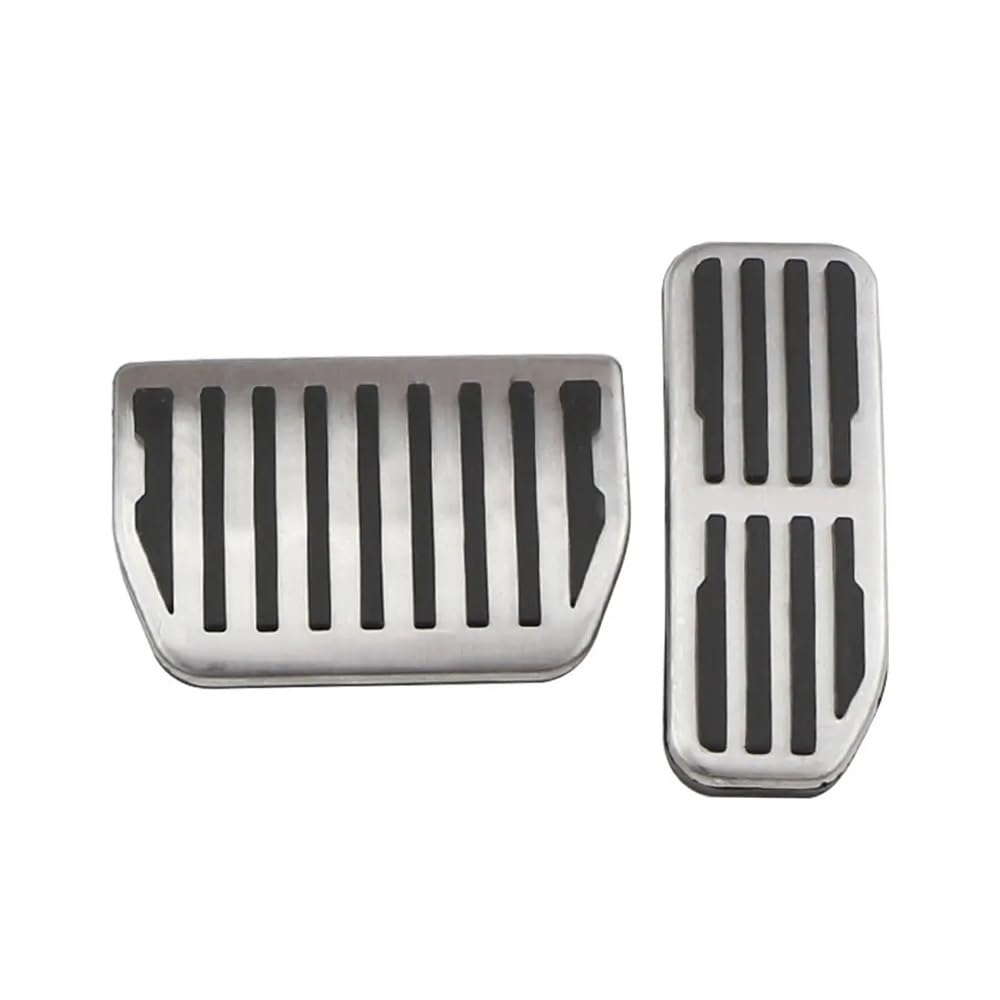 Pedale Abdeckung Für Land Rover Range Rover Für Velar 2017 2018 2019 2020 2021 Auto Pedale Edelstahl Brems Gas Pedal Schutz Abdeckung(2Pcs AT Pedals) von SISIFEIER