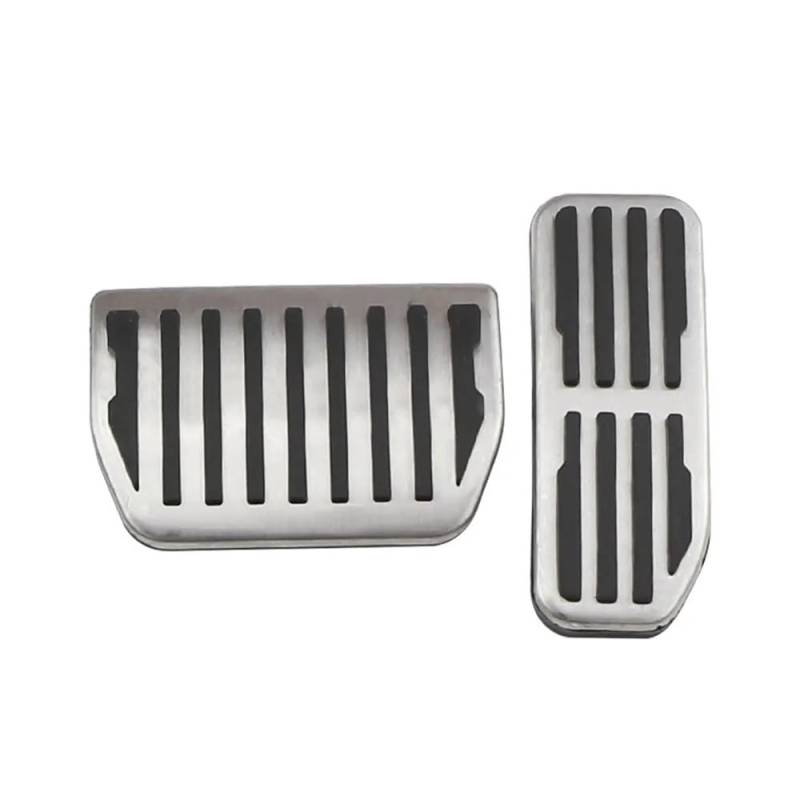 Pedale Abdeckung Für Land Rover Range Rover Für Velar 2017 2018 2019 2020 2021 Auto Pedale Edelstahl Brems Gas Pedal Schutz Abdeckung(2Pcs AT Pedals) von SISIFEIER