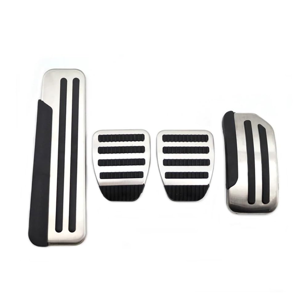 Pedale Abdeckung Für N&issan Für Bluebird Sylphy Almera Pulsar Sentra G10 G11 B17 B18 Auto Fuß Pedal Pads Auto Bremse Kupplung Pedal Set Metall Pads Abdeckungen(4 PCS) von SISIFEIER