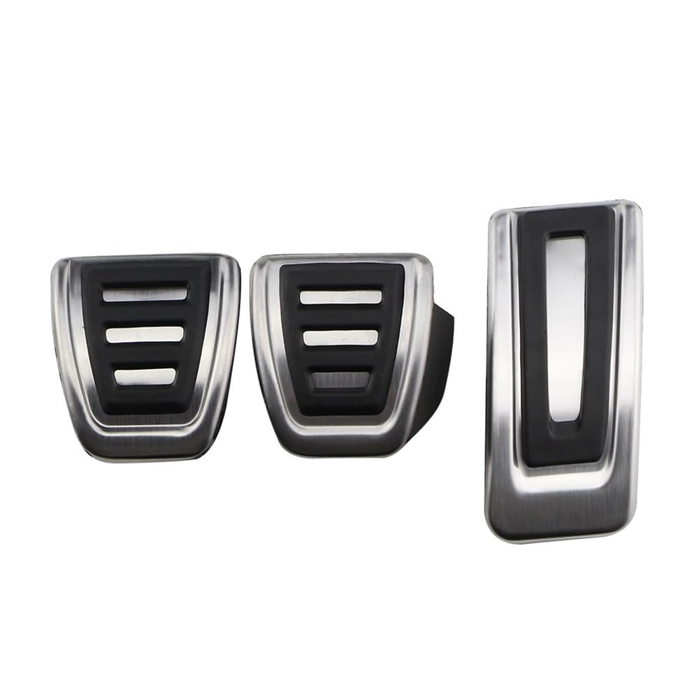 Pedale Abdeckung Für Q3 2016 2017 2018 2019 2020 2021 MT AT Auto Pedale Auto Gas Brems Restfoot Pedal Pad Schutz Abdeckung(MT Without Rest) von SISIFEIER