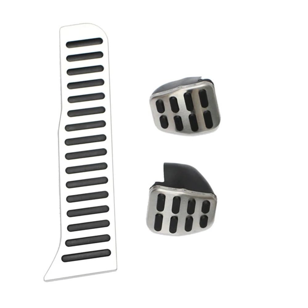 Pedale Abdeckung Für TT MK2 8J 2006–2014 Rutschfeste Auto-Pedalpolster-Abdeckungen Auto-Fußbremspedal-Pad-Abdeckung Aus Metall Dekoratives Zubehör(3PCS) von SISIFEIER