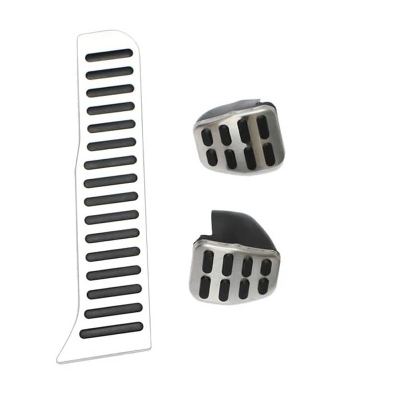 Pedale Abdeckung Für TT MK2 8J 2006–2014 Rutschfeste Auto-Pedalpolster-Abdeckungen Auto-Fußbremspedal-Pad-Abdeckung Aus Metall Dekoratives Zubehör(3PCS) von SISIFEIER