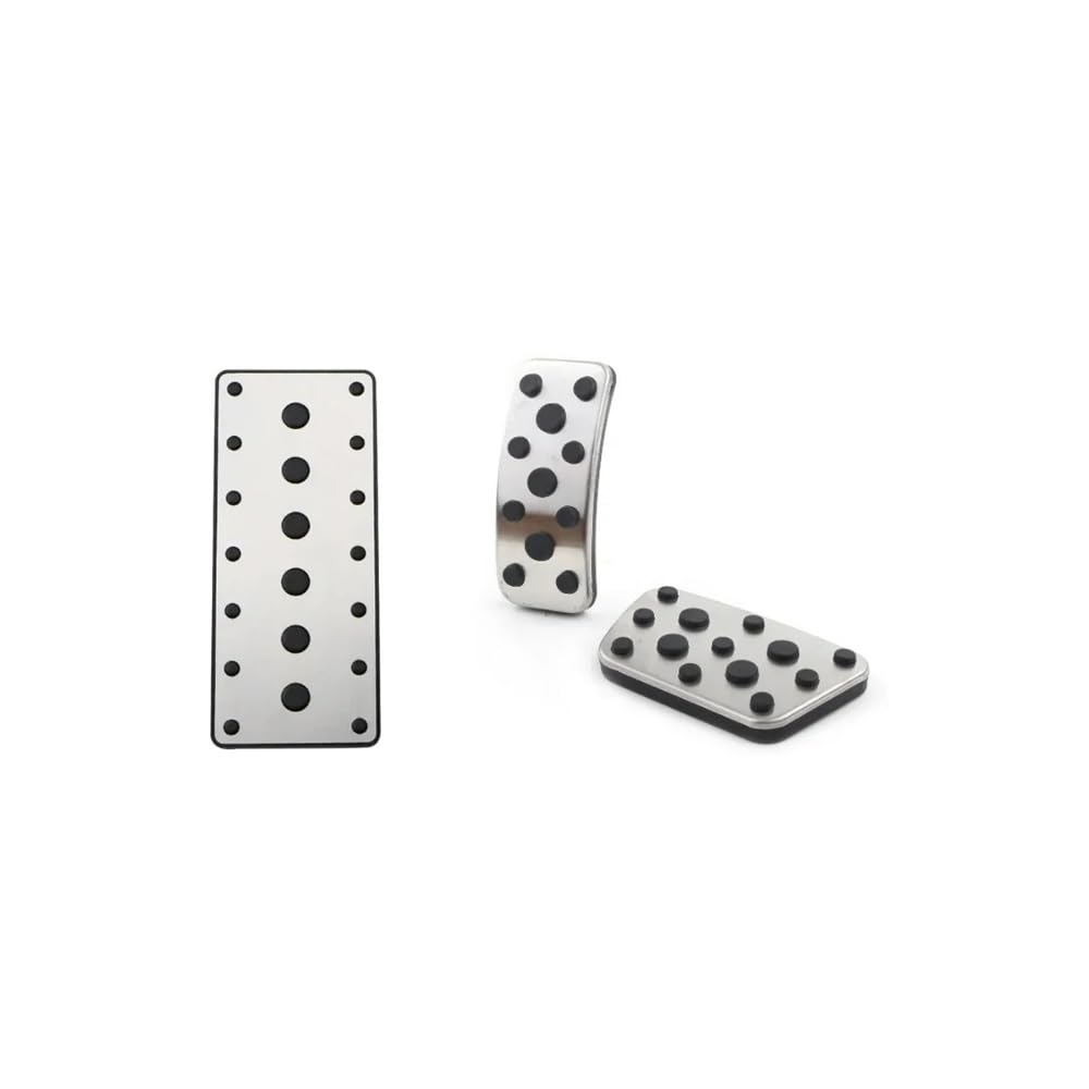 Pedale Abdeckung Für Toy&ota Für Coro┐lla Kreuz XG10 2022 2023 2024 Auto Fuß Pedale Hybrid Gaspedal Rest Pedal Edelstahl Bremsbeläge(3 PCS) von SISIFEIER