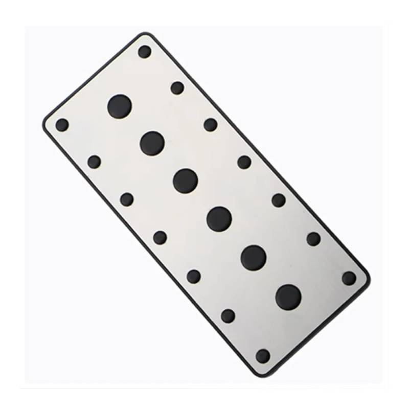 Pedale Abdeckung Für Toy&ota Für Crown S220 2018-2022 Gas Pedal Kraftstoff Rest Zubehör Accelerator Abdeckung Kein Bohren Legierung Tablett Pad Auto Bremse Fuß Pedale(1 Stück) von SISIFEIER