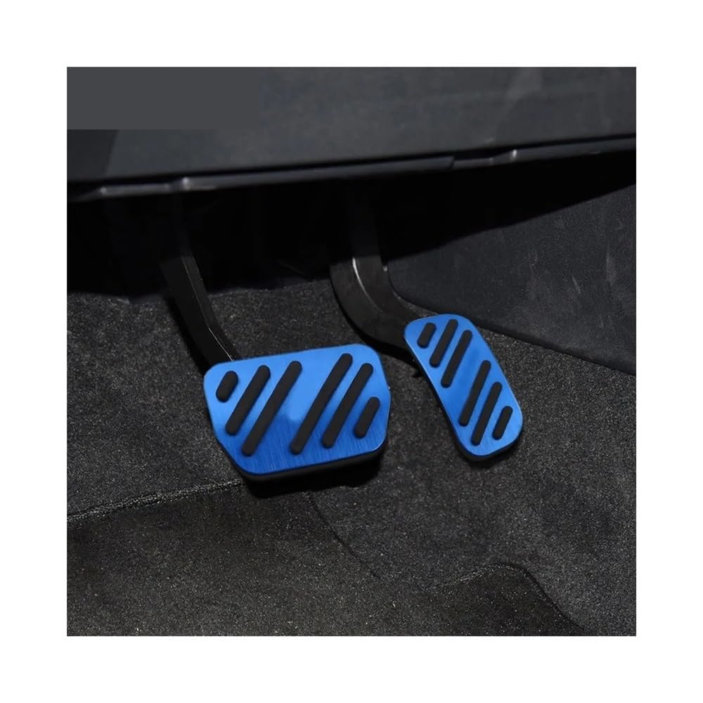 Pedale Abdeckung Für Toy&ota Für Hilux Revo 2015 2016 2017 2018 2019 2020 2021 AT Pedal Auto Gaspedal Bremspedale Abdeckung Fall Pads(Blue) von SISIFEIER
