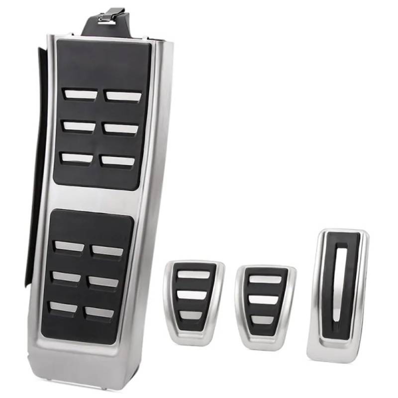 Pedale Abdeckung Gas-Kraftstoff-Fußstützenpedale Passend Für A1 A4 A6 Q5 8X GB B6 B8 C6 C7 C8 8R 80A Gaspedalbremse Kein Bohren Pedalabdeckung Pads Auto(4pcs) von SISIFEIER