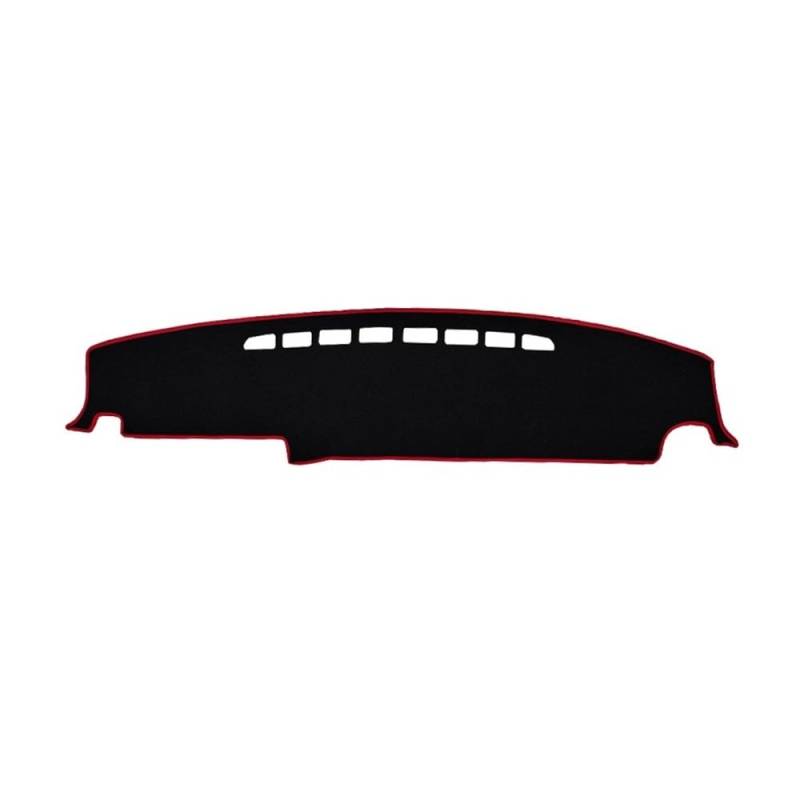 SISIFEIER Auto Armaturenbretter Abdeckung Anti-Rutsch-Auto-Armaturenbrett-Teppich-Abdeckungsteile Für Haval Für H5 2025 Sonnenschutzmatten-Pads Rahmenschutz Innendekoration(Red Thread) von SISIFEIER
